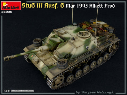 MiniArt 1/35 Military - StuG III Ausf G Mar 1943 Alkett Prod - 35336