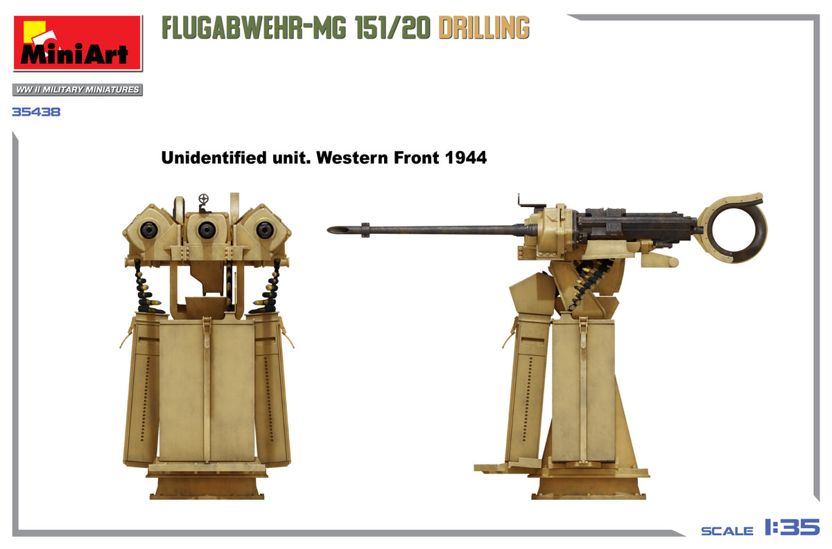 MiniArt 1/35 Military - Flugabwehr-MG 151/20 Drilling - 35438