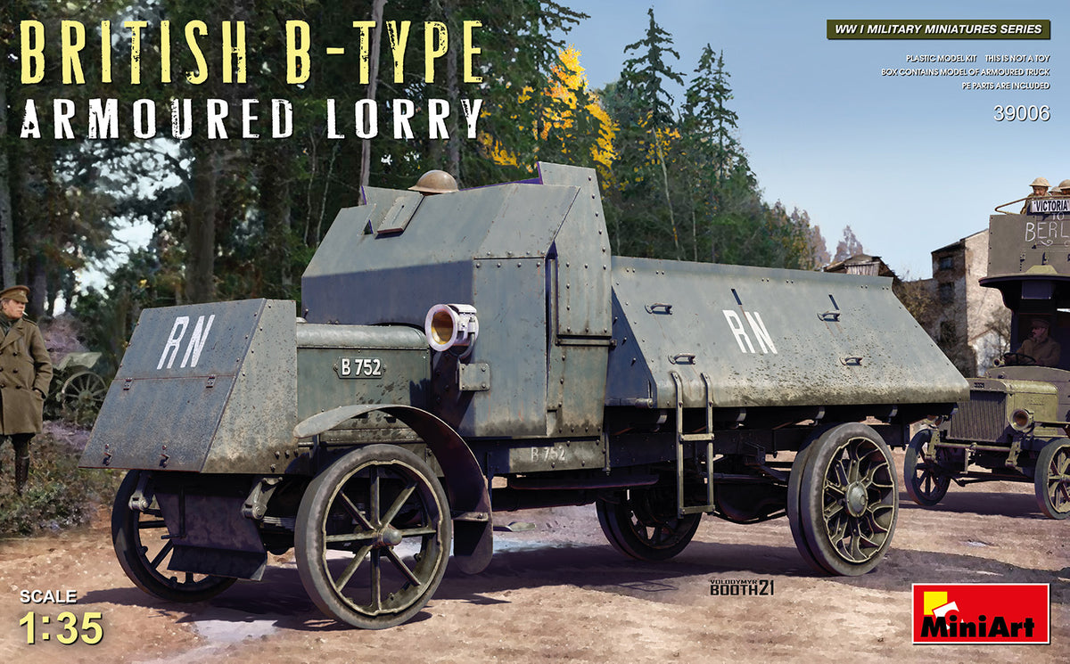 MiniArt British B-Type Armoured Lorry - 39006 box art
