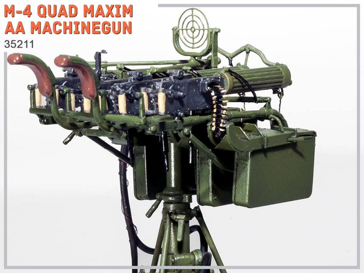 MiniArt 1/35 Military - M-4 Quad Maxim AA Machine Gun - 35211