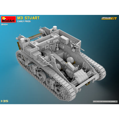MiniArt 1/35 Military - M3 Stuart Early Prod, Interior Kit - 35404