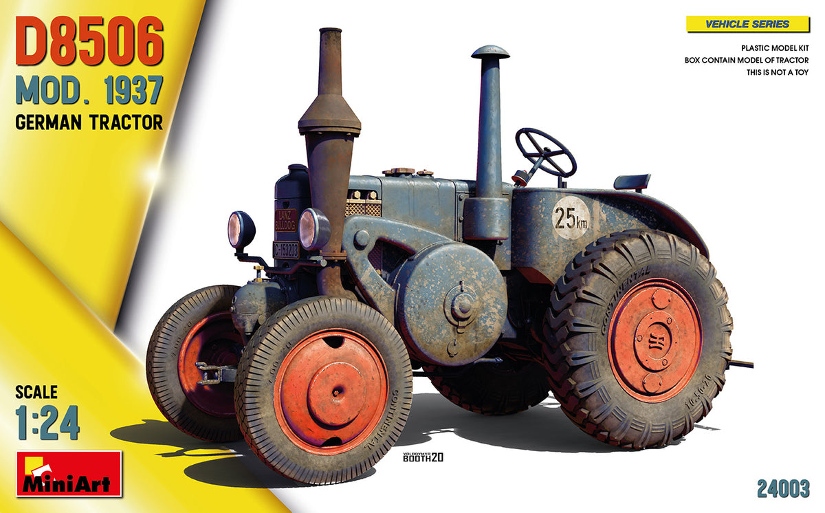 MiniArt German D8506 Mod 1937 Agricultural Tractor - 24003 box art