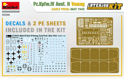 MiniArt 1/35 Military - Pz.Kpfw.IV Ausf. H Vomag Interior Kit - 35298
