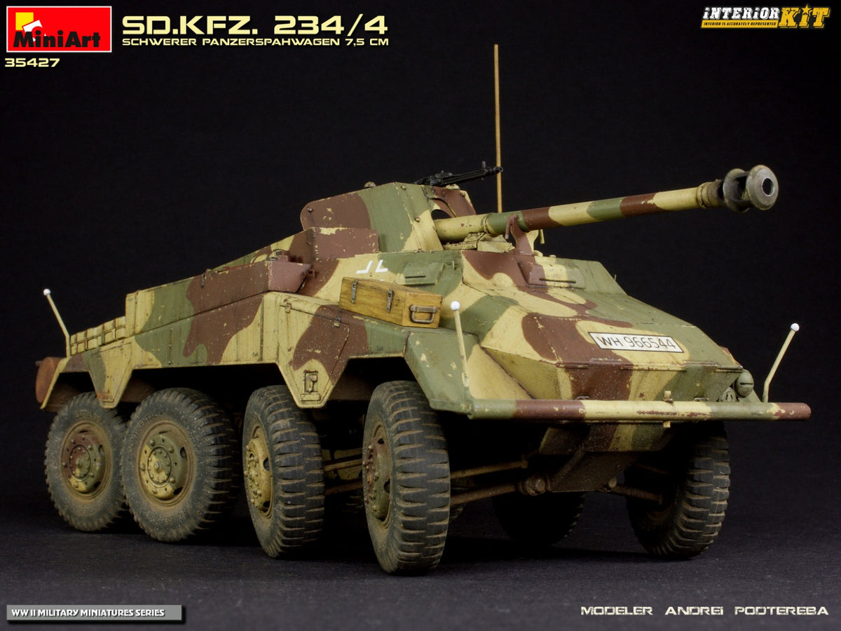 MiniArt 1/35 Military - Sd.Kfz. 234/4 Schwerer Panzerspahwagen 7.5 - 35427