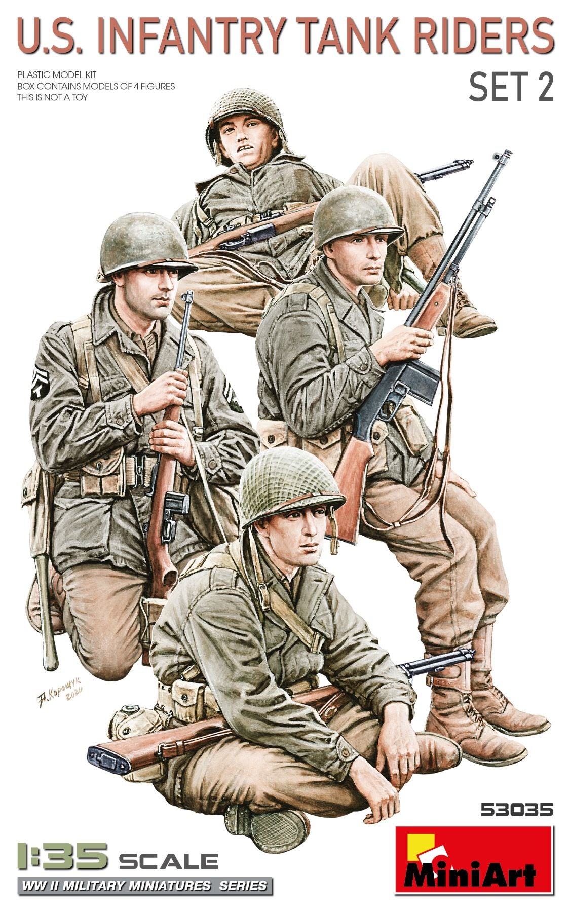 MiniArt US Infantry Tank Riders Set 2 - 53035 box art