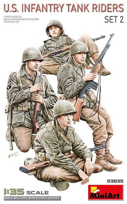 MiniArt US Infantry Tank Riders Set 2 - 53035 box art