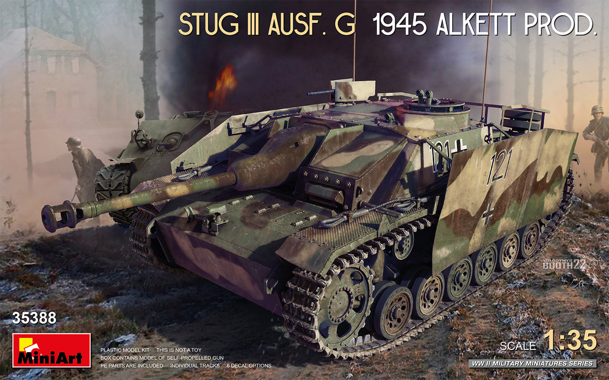 MiniArt StuG III Ausf. G Alkett Prod 1945 - 35388 box art