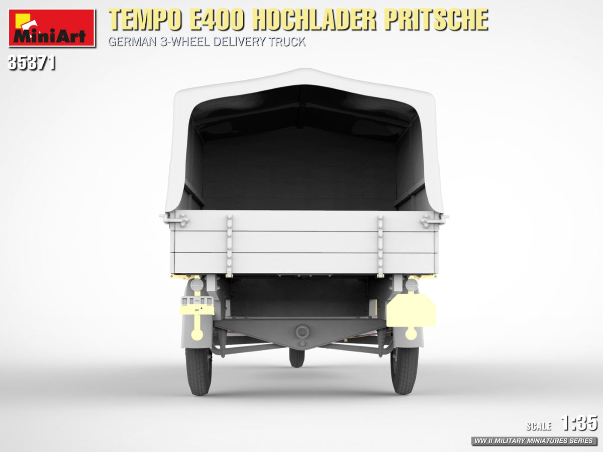 MiniArt 1/35 Military - Tempo E400 Hochlader Pritsche 3 Wheeler - 35371