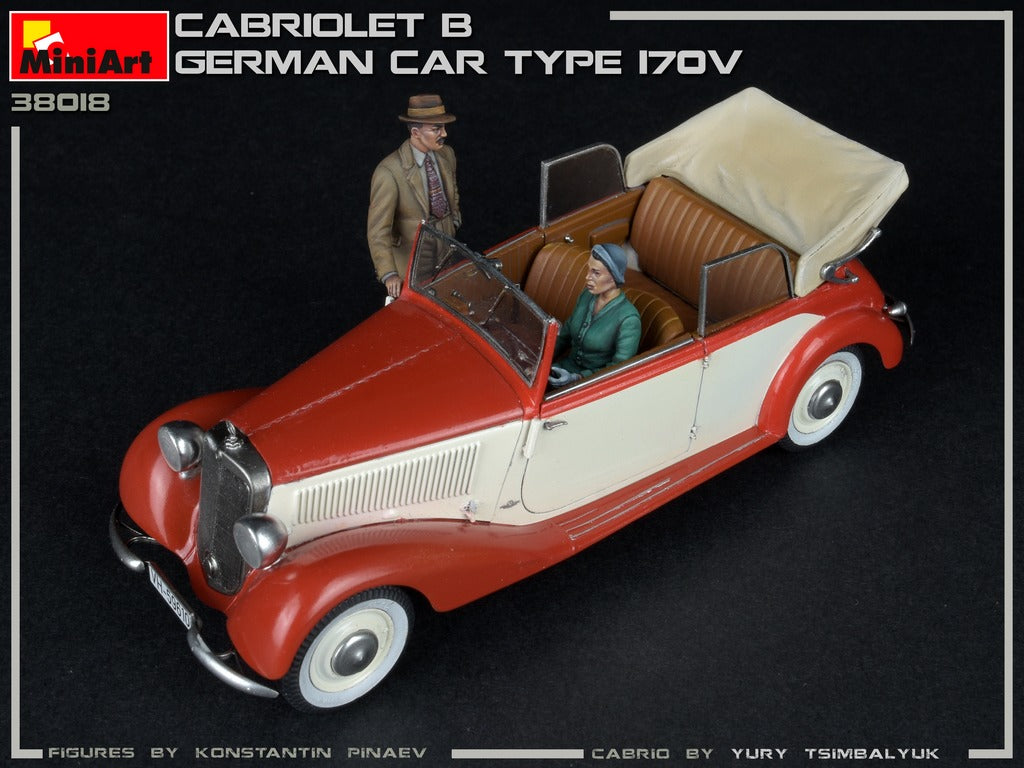 MiniArt 1/35 Military - Cabriolet B Germn Car Type 170V - 38018