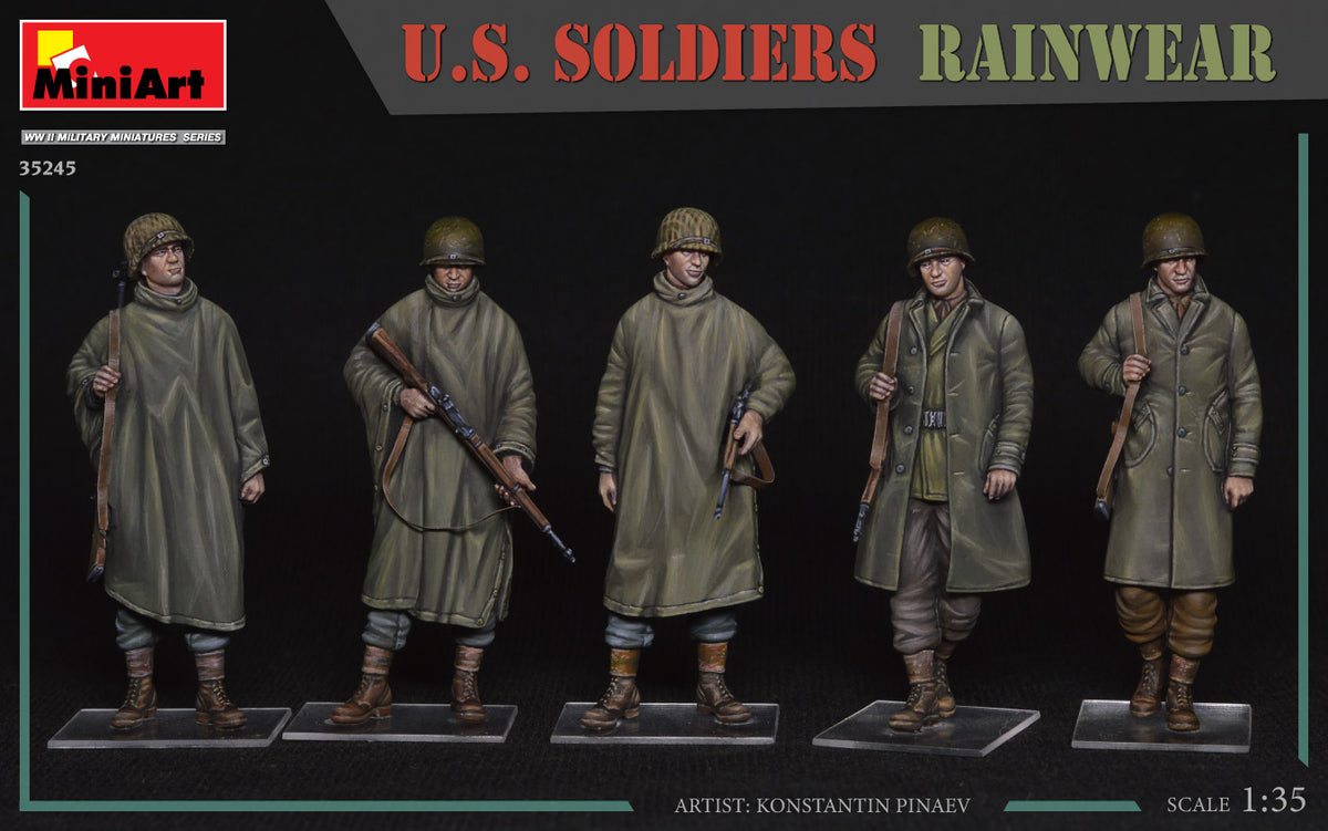 MiniArt 1/35 Military - US Soldiers in Rainwear - 35245