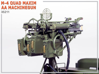 MiniArt 1/35 Military - M-4 Quad Maxim AA Machine Gun - 35211