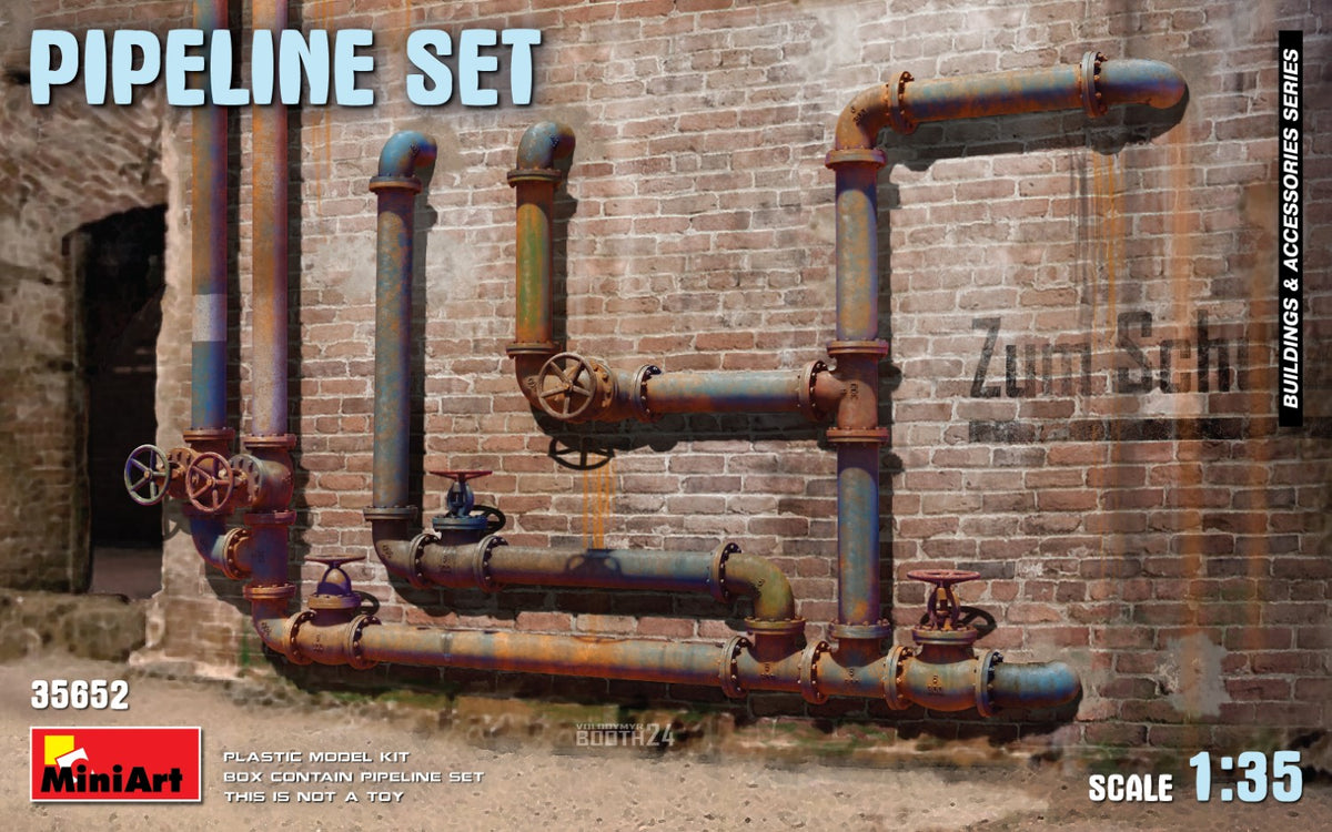 MiniArt Pipeline Set - 35652 box art
