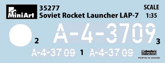 MiniArt 1/35 Military - Soviet Rocket Launcher LAP-7 - 35277