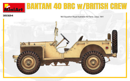 MiniArt 1/35 Military - Bantam 40 BRC W/ British Crew SPEC EDT - 35324