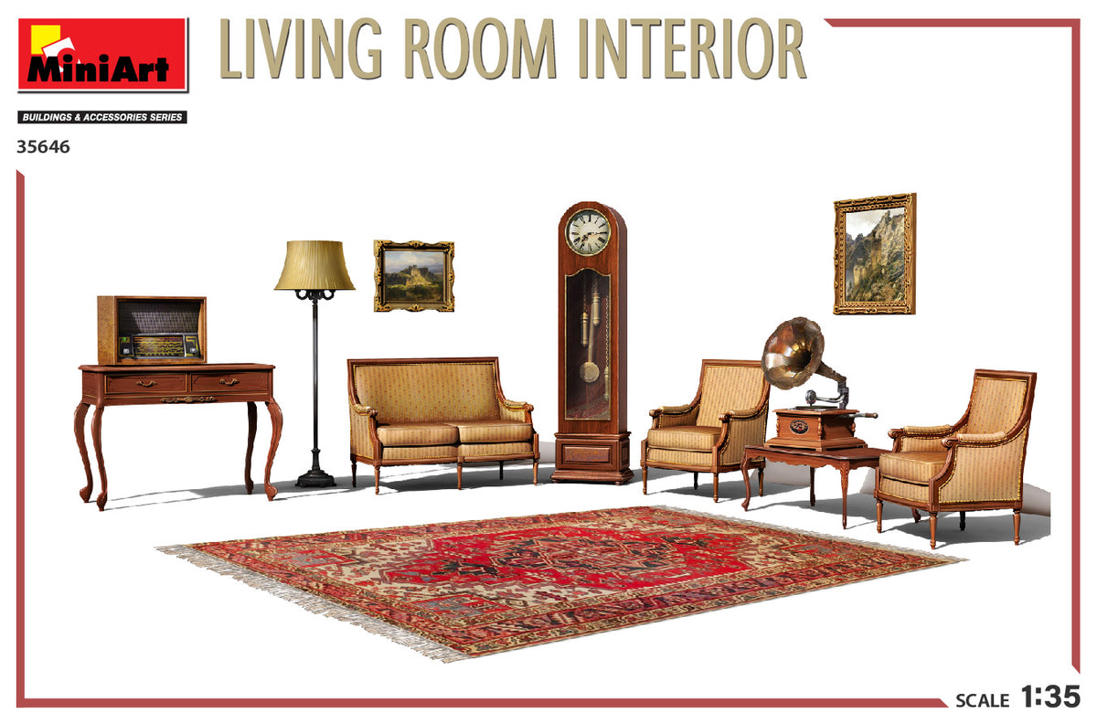 MiniArt 1/35 Military - Living Room Interior - 35646