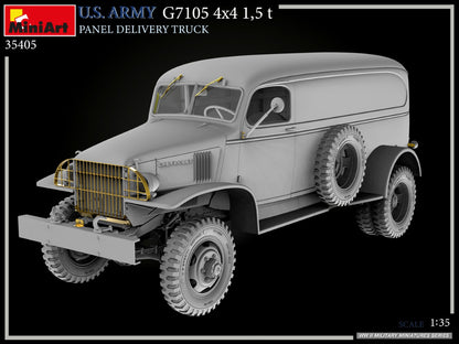 MiniArt 1/35 Military - G7105 4x4 1.5t US Army Panel Delivery Truck - 35405
