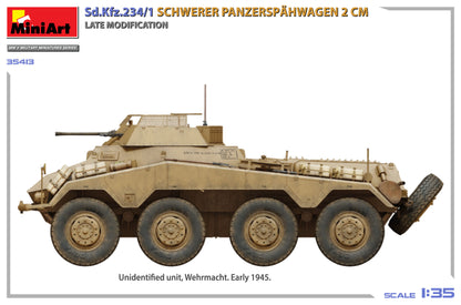 MiniArt 1/35 Military - Sd.Kfz.234/1 Panzerspahwagen (2cm) Late - 35413