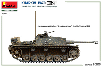 MiniArt 1/35 Military - Kharkiv 1943 - Tram & StugIII Ausf.G Big Set - 36067