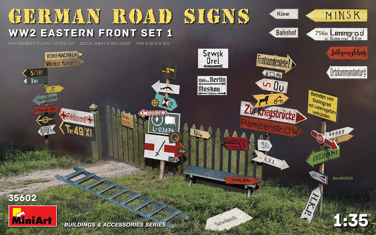 MiniArt German Road Signs WWII (Eastern Front 1) - 35602 box art