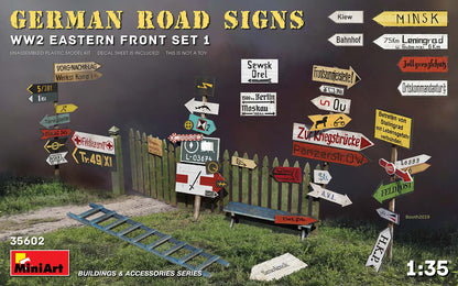 MiniArt German Road Signs WWII (Eastern Front 1) - 35602 box art