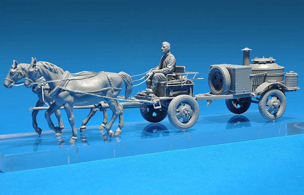 MiniArt 1/35 Military - Soviet Field Kitchen with Horses - 35057