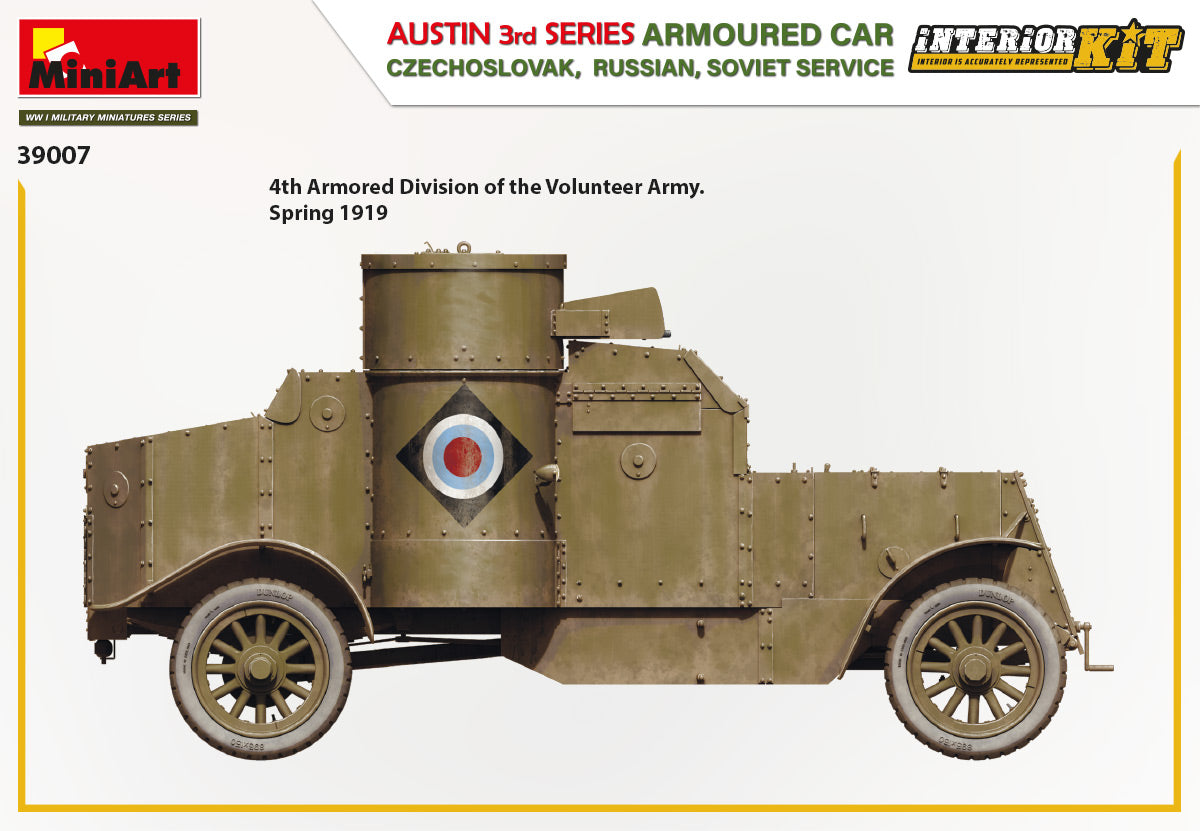 MiniArt 1/35 Military - Austin Armored Car (Soviet Service) - 39007