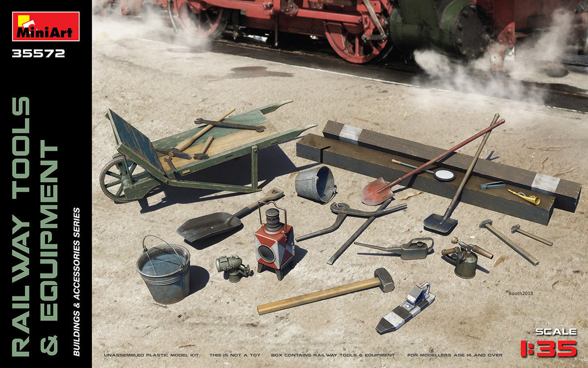 MiniArt Railway Tools & Equipment - 35572 box art