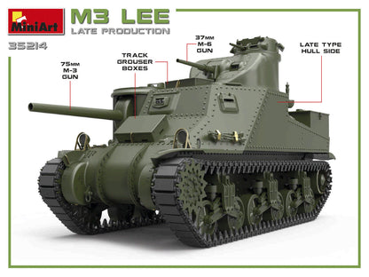 MiniArt 1/35 Military - M3 Lee Late Production - 35214