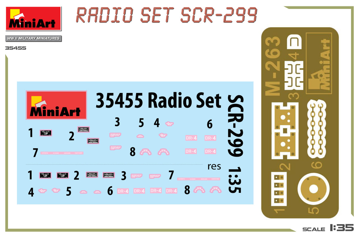 MiniArt 1/35 Military - US Radio Set SCR-299 - 35455