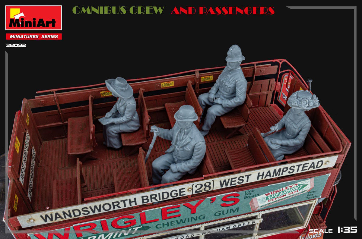 MiniArt 1/35 Military - Omnibus Crew and Passengers - 38092