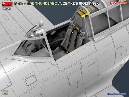 MiniArt 1/48 Aircraft - P-47D-11RE Thunderbolt, Zemke's, AdvKit - 48034