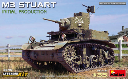 MiniArt M3 Stuart Initial Prod, Interior Kit - 35401 box art