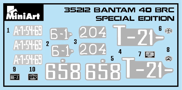 MiniArt 1/35 Military - Bantam 40 BRC - 35212