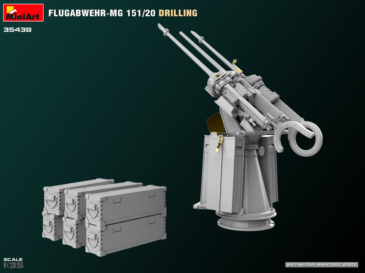 MiniArt 1/35 Military - Flugabwehr-MG 151/20 Drilling - 35438