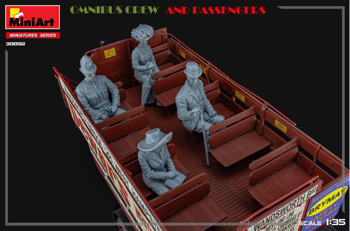 MiniArt 1/35 Military - Omnibus Crew and Passengers - 38092