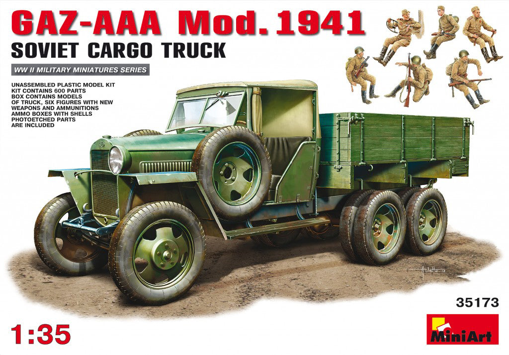 MiniArt GAZ-AAA Cargo Truck Mod. 1941 - 35173 box art