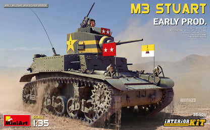MiniArt M3 Stuart Early Prod, Interior Kit - 35404 box art