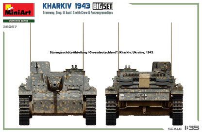 MiniArt 1/35 Military - Kharkiv 1943 - Tram & StugIII Ausf.G Big Set - 36067