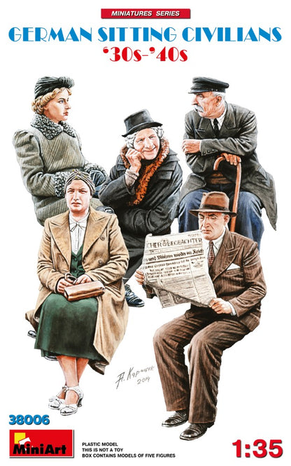 MiniArt Sitting Passengers - 38006 box art