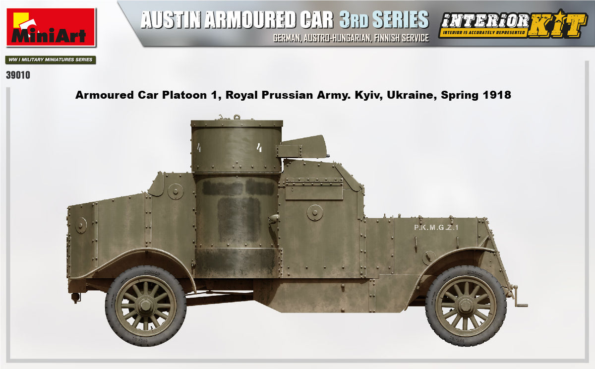 MiniArt 1/35 Military - Austin Armored Car (German / Finnish) - 39010