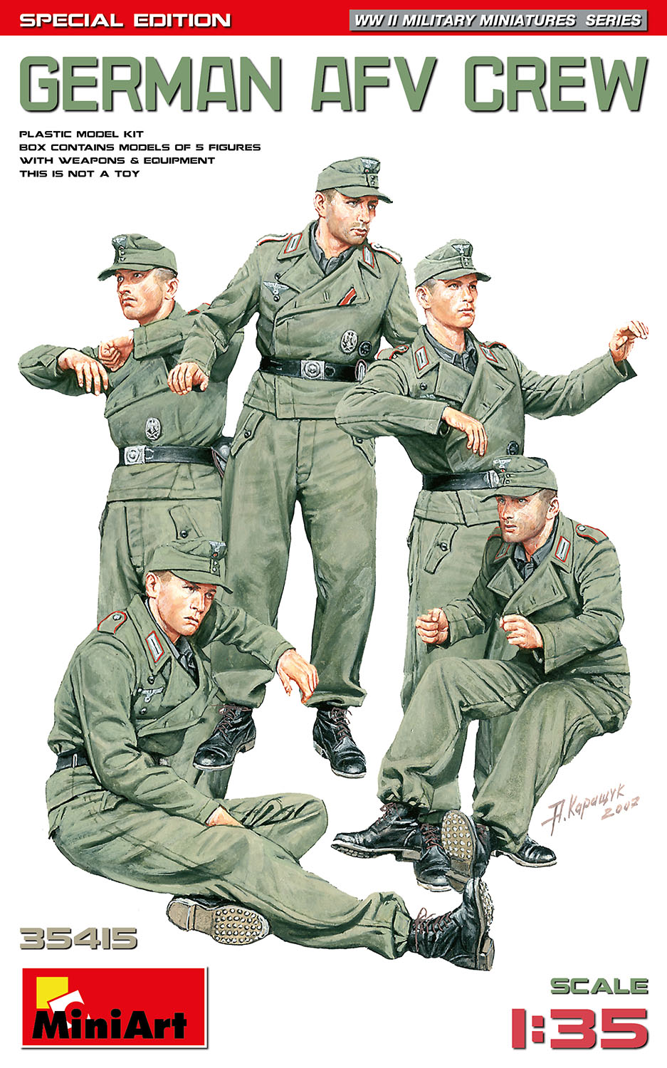 MiniArt German AFV Crew, Special Edition - 35415 box art