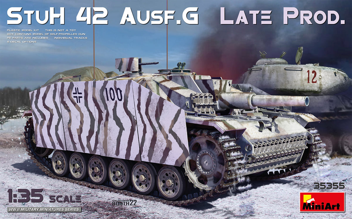 MiniArt StuH 42 Ausf G Late Prod - 35355 box art