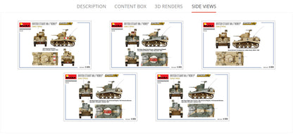 MiniArt 1/35 Military - British Stuart Mk.I 'Honey' Early (Int Kit) - 35421