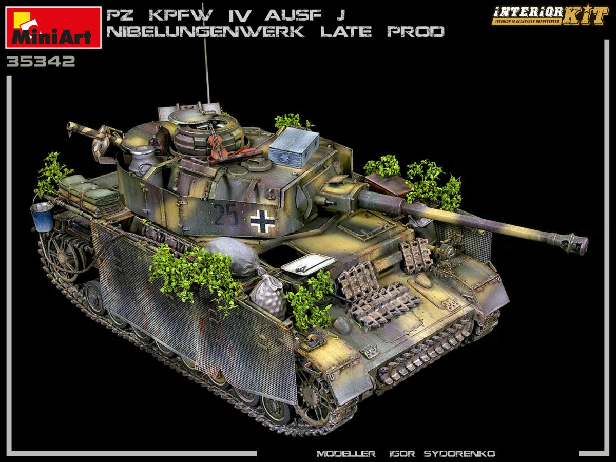 MiniArt 1/35 Military - Pz.Kpfw.IV AusfJ Nibelungenwerk Late - 35342