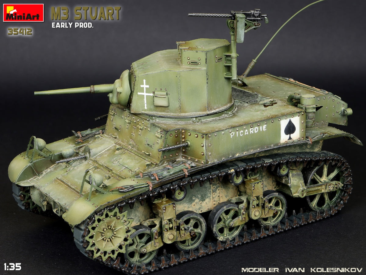 MiniArt 1/35 Military - M3 Stuart Early Prod - 35412