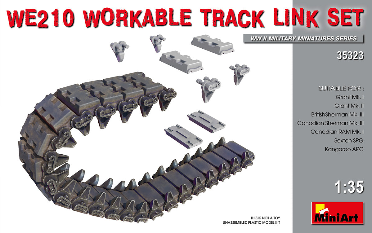 MiniArt WE210 Workable Track Link Set - 35323 box art