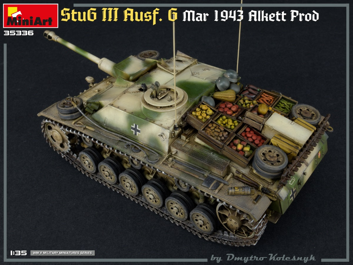 MiniArt 1/35 Military - StuG III Ausf G Mar 1943 Alkett Prod - 35336