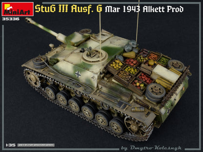 MiniArt 1/35 Military - StuG III Ausf G Mar 1943 Alkett Prod - 35336