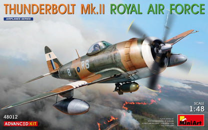 MiniArt Thunderbolt Mk. II Royal Air Force, (Advanced) - 48012 box art