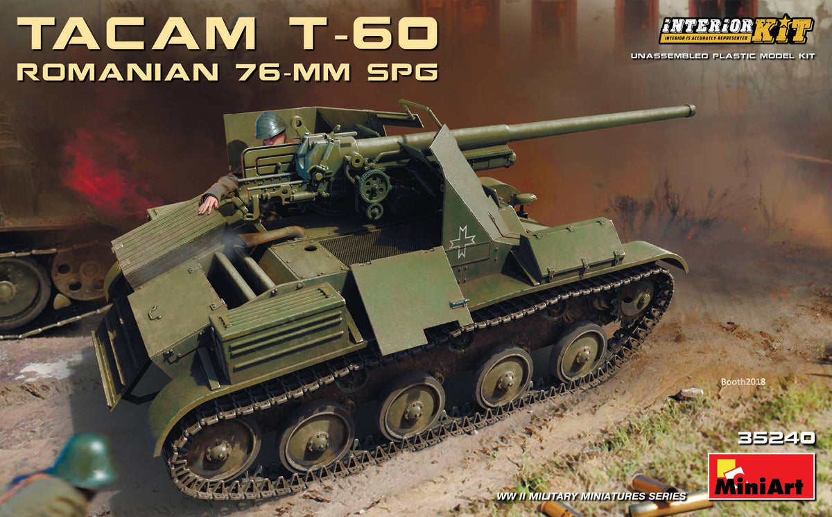 MiniArt Romanian 76mm SPG Tacam T-60 Interior Kit - 35240 box art